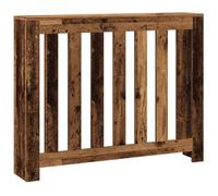 vidaXL Cache-radiateur Vieux Bois 104x20x82 cm Bois d'ingénierie pour radiateur à profil réduit