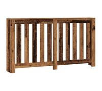 vidaXL Cache-radiateur vieux bois 149x20x82 cm bois d'ingénierie