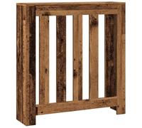 vidaXL – Cache-radiateur Vieux Bois – Bois d'ingénierie 78×20×82 cm – Bouchon de radiateur