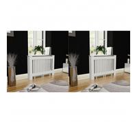 Cache-radiateurs Blanc MDF 112 cm - VidaXL