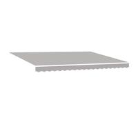 vidaXL Cadre d'auvent Blanc 400 × 350 cm Aluminium