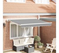 Vidaxl Cadre D'auvent Électrique Rétractable 2.5x2 M En Métal