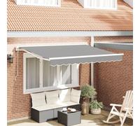 Vidaxl Cadre D'auvent Électrique Rétractable 3,5x2 Cm Métal