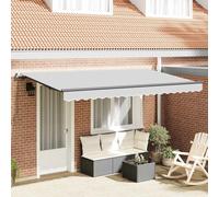 Vidaxl Cadre De Auvent Anthracite 4 X 2 M Métal
