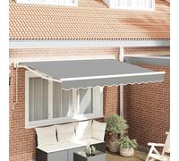 Vidaxl Cadre De Auvent Blanc 3.5 X 2 M Acier Thermolaqué, Aluminium