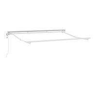 vidaXL Auvent Électrique Semi-Cassette Métal Rétractable