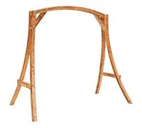 Cadre de balançoire Bois massif courbé avec finition en teck vidaXL vidaXL