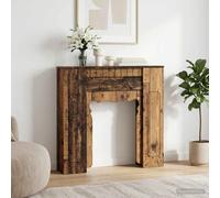 vidaXL Cadre de cheminée Bois ancien 93 x 20 x 89 cm Bois d'ingénierie