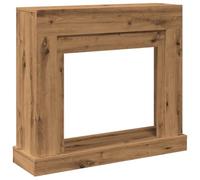 vidaXL Cadre de cheminée Chêne artisanal 100×30×87,5 cm Bois d'ingénierie