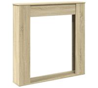 VidaXL Cadre de cheminée chêne sonoma 100x20x100 cm bois d'ingénierie