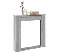 VidaXL Cadre de cheminée sonoma gris 100x20x100 cm bois d'ingénierie