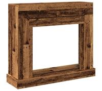 vidaXL Cadre de cheminée Vieux bois 100x30x87,5 cm bois d'ingénierie