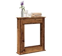 vidaXL Cadre de cheminée Vieux Bois 75x20x87,5 cm Bois d'ingénierie