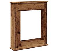 VidaXL Cadre de cheminée Vieux Bois 75x20x87,5 cm Bois d'ingénierie, cheminée, Console de cheminée, Ensemble de Tour de cheminée, Tour de cheminée