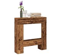 VidaXL Cadre de cheminée vieux bois 81x18x82 cm bois d'ingénierie