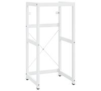 vidaXL Cadre de lavabo de Salle de Bain Blanc 40x38x83 cm Fer