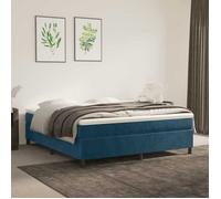 vidaXL Cadre de lit à lattes, Lit Rembourré, Lit Double avec Sommier à Lattes, Lit Adulte de Chambre à Coucher, Moderne, 3121130