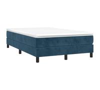 vidaXL Cadre de lit Bleu foncé 120x200 cm Velours