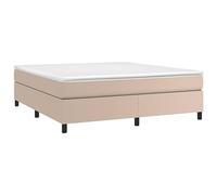 vidaXL Cadre de lit Cappuccino 160 x 200 cm similicuir
