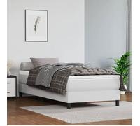 vidaXL Cadre de lit à lattes, Lit Rembourré, Lit Simple avec Sommier à Lattes, Lit Adulte de Chambre à Coucher, Moderne, 3120665