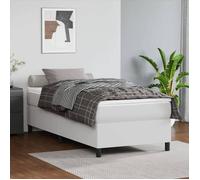vidaXL Cadre de lit à lattes, Lit Rembourré, Lit Simple avec Sommier à Lattes, Lit Adulte de Chambre à Coucher, Moderne, 3121030