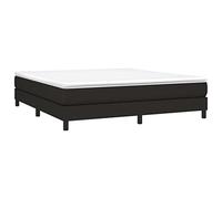 vidaXL Sommier à ressorts de lit Noir 180x200 cm Tissu3120534
