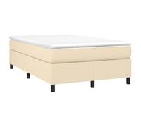 Vidaxl Cadre De Lit Crème 120 X 200 Cm Tissu