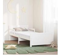 Cadre de lit avec matelas extensible Bois de pin massif Lit bois vidaXL vidaXL