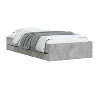 vidaXL Cadre de lit avec Rangement avec tiroir Sonoma Gris 80 x 200 cm,