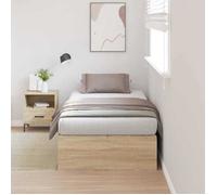 vidaXL Cadre de lit avec rangement Chêne Sonoma 100 x 200 cm 3335351