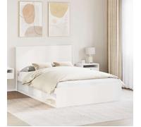 vidaXL Cadre de lit avec rangement et tête de lit 2 pc 3413829