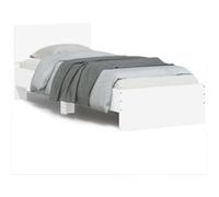 vidaXL Cadre de Lit avec Tête de Lit et Lumières LED, Lit Simple avec Sommier à Lattes, Lit Adulte, Meuble de Chambre, 838806 Multicolore G