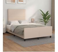 vidaXL Cadre de Lit avec Tête de Lit, Lit Rembourré, Lit Double, Lit Adulte de Chambre à Coucher Intérieur, Moderne, 3270553