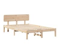 Cadre de Lit avec Tête de Lit 120x200 cm Bois de pin massif 872107