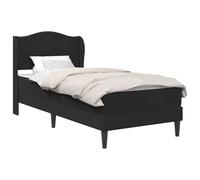 vidaXL Cadre de lit avec tête de lit Noir 80 x 200 cm Simili Cuir