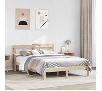 vidaXL Cadre de lit avec tête de lit sans matelas 140x190 cm 3306039