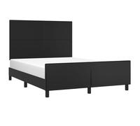 Bedframe met hoofdeind kunstleer zwart 140x190 cm3125445