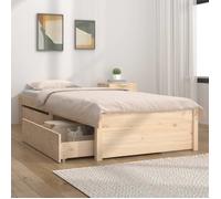 Vidaxl Cadre De Lit Sans Matelas Avec Tiroirs