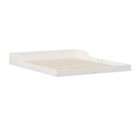 vidaXL Cadre de lit Blanc 140 x 220 cm bois