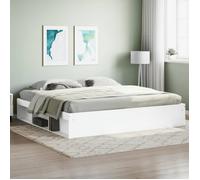 vidaXL Cadre de lit blanc 200x200 cm 3203887