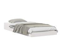Vidaxl Cadre De Lit Blanc 90 X 210 Cm Bois Massif En Pin