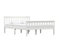 Pin Massif Cadre de Lit Bois Clair 100x200 cm Simple Adulte Maison vidaXL
