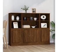 vidaXL Cadre de lit Blanc Bois massif 140x190 cm