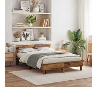 vidaXL Cadre de lit Bois ancien 160 x 200 cm Bois d'ingénierie 3333939