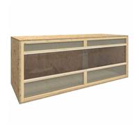 vidaXL Cadre de lit Bois de pin massif 100x200 cm Marron