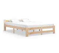 vidaXL Cadre de lit Bois de pin massif 160x200 cm
