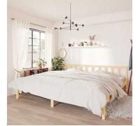 vidaXL Cadre de lit Bois de pin massif 200x200 cm