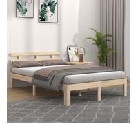 vidaXL Cadre de lit Bois massif 180x200 cm Super King 814769