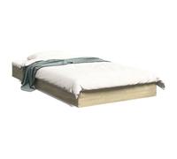 vidaXL Cadre de lit chêne sonoma 100x200 cm bois d'ingénierie, meuble de chambre à coucher, sommier, lit de palette, lit, 842058