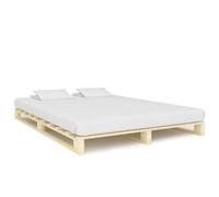 vidaXL Cadre de lit de palette Bois de pin massif 180 x 200 cm